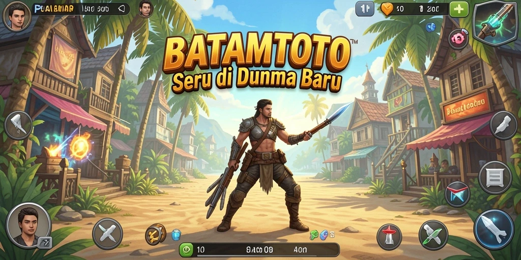 Tampilan gameplay seru dan mendebarkan dari BATAMTOTO.