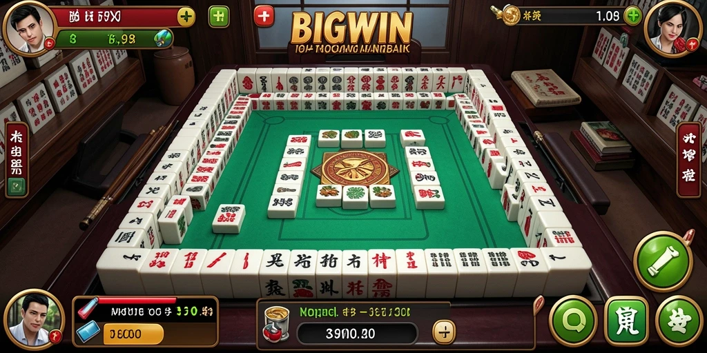 Screenshot gameplay yang menarik dari BIGWIN Mahjong.