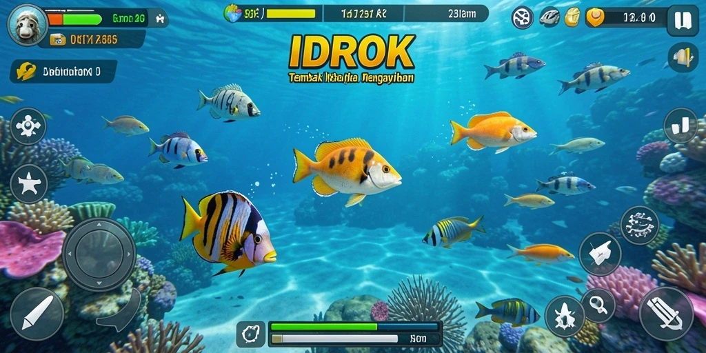 Pengalaman seru dengan gameplay Tembak Ikan yang menantang di IDROK.