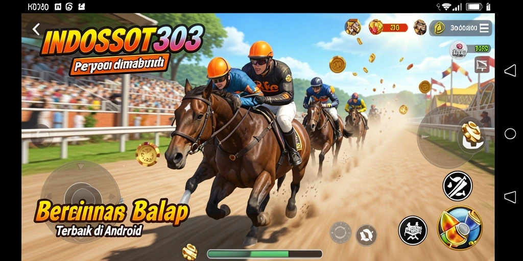 Gameplay balap yang mendebarkan di INDOSLOT303
