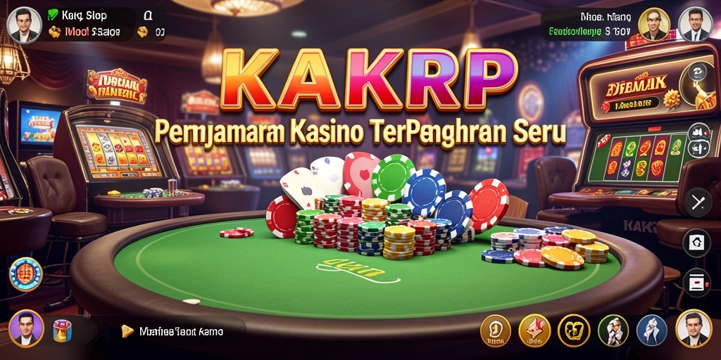 Gameplay KAKRP menampilkan aksi Kasino yang mendebarkan.