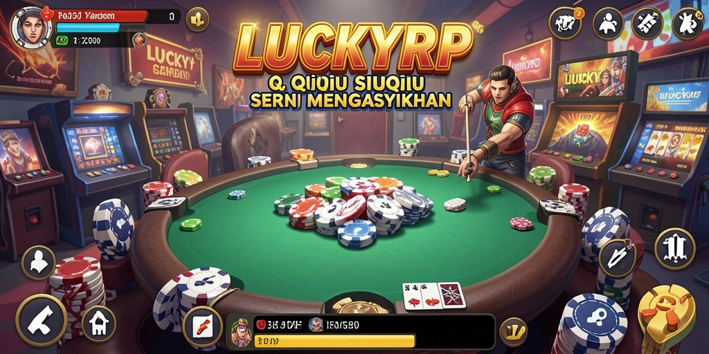 Tampilan gameplay seru dalam game QiuQiu LUCKYRP.
