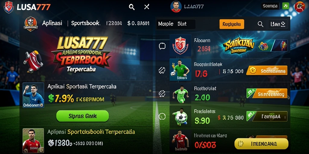 Tampilan gameplay sepak bola di LUSA777 yang menarik dan interaktif.