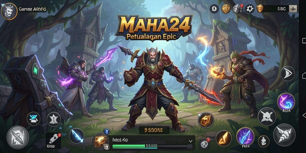 Tampilan menarik dari petualangan seru game ARPG MAHA24.