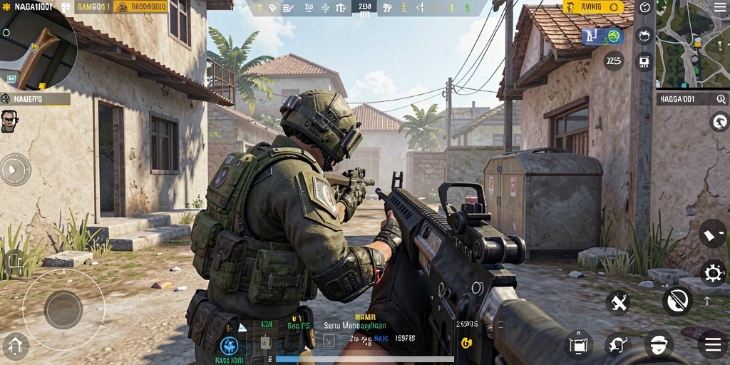 Tampilan gameplay seru NAGA1001 dengan aksi tembak-menembak.