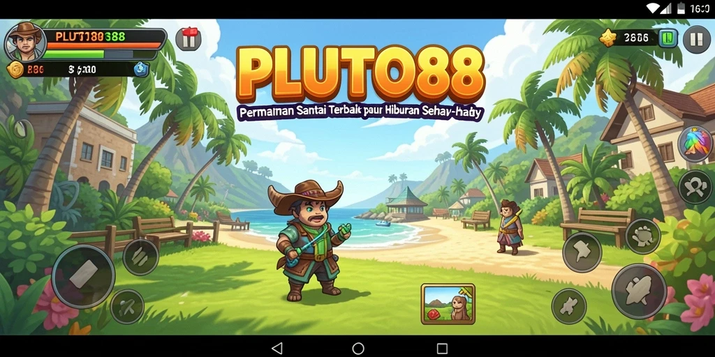 Screenshot utama PLUTO88 menampilkan gameplay Casual yang mengasyikkan.