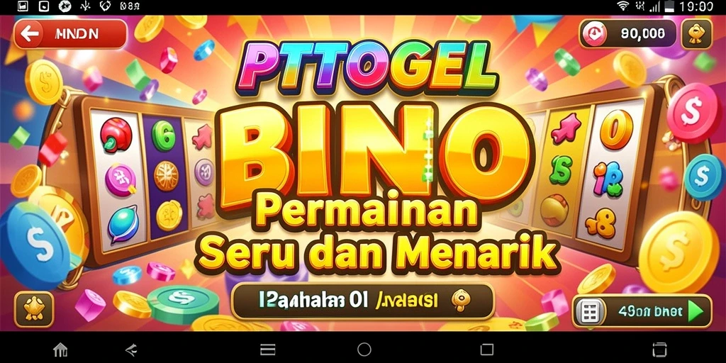 Tampilan gameplay Bingo seru di PTTOGEL yang mengasyikkan.
