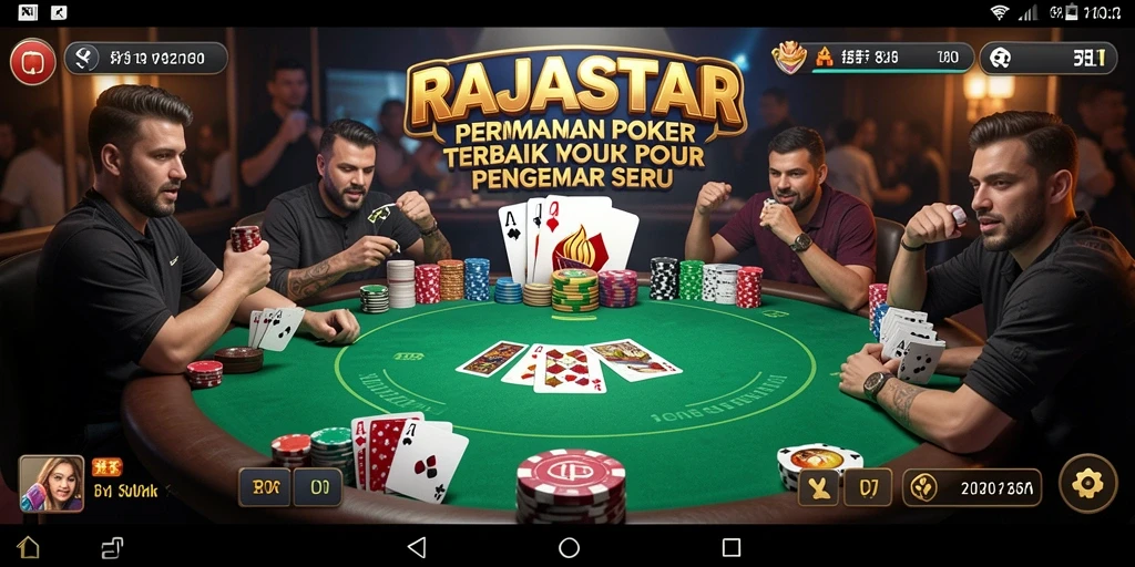 Tampilan luar gameplay RAJASTAR yang seru dan menantang.