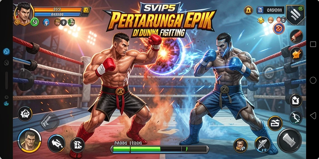 Tampilan gameplay SVIP5 dengan pertarungan yang seru dan grafis menawan.
